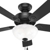Hunter - 52790 - 44" Ceiling Fan - Swanson - Matte Black