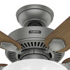 Hunter - 52780 - 44" Ceiling Fan - Swanson - Matte Silver