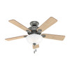 Hunter - 52780 - 44" Ceiling Fan - Swanson - Matte Silver
