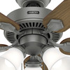 Hunter - 52779 - 44" Ceiling Fan - Swanson - Matte Silver
