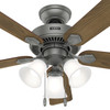 Hunter - 52779 - 44" Ceiling Fan - Swanson - Matte Silver