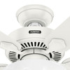 Hunter - 52778 - 44" Ceiling Fan - Swanson - Fresh White