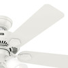 Hunter - 52777 - 44" Ceiling Fan - Swanson - Fresh White