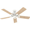 Hunter - 52727 - 52" Ceiling Fan - Pro's Best - Fresh White