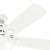 Hunter - 52727 - 52" Ceiling Fan - Pro's Best - Fresh White