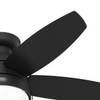 Hunter - 52613 - 44" Ceiling Fan - Lilliana - Matte Black