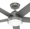 Hunter - 52612 - 52" Ceiling Fan - Skyflow - Matte Silver