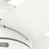 Hunter - 52494 - 44" Ceiling Fan - Bardot - Fresh White