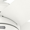 Hunter - 52493 - 52" Ceiling Fan - Bardot - Fresh White