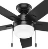 Hunter - 52486 - 44" Ceiling Fan - Anisten - Matte Black
