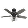 Hunter - 52425 - 44" Ceiling Fan - Gatlinburg - Matte Black