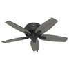 Hunter - 52393 - 42" Ceiling Fan - Newsome - Matte Black