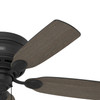 Hunter - 52392 - 42" Ceiling Fan - Low Profile - Matte Black