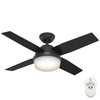Hunter - 52391 - 44" Ceiling Fan - Dempsey - Matte Black