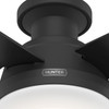 Hunter - 52389 - 52" Ceiling Fan - Dempsey - Matte Black