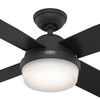Hunter - 52388 - 52" Ceiling Fan - Dempsey - Matte Black