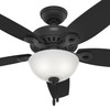Hunter - 52386 - 52" Ceiling Fan - Builder - Matte Black
