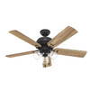 Hunter - 52381 - 52" Ceiling Fan - Shady Grove - Matte Black