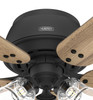 Hunter - 52378 - 52" Ceiling Fan - Shady Grove - Matte Black