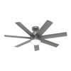 Hunter - 52376 - 52" Ceiling Fan - Brazos - Matte Silver