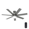 Hunter - 52376 - 52" Ceiling Fan - Brazos - Matte Silver