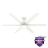 Hunter - 52370 - 60" Ceiling Fan - Skysail - Fresh White