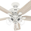 Hunter - 52344 - 52" Ceiling Fan - Rosner - Matte White