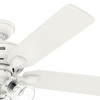Hunter - 52344 - 52" Ceiling Fan - Rosner - Matte White