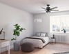Hunter - 52311 - 52" Ceiling Fan - Techne - Matte Black