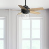 Hunter - 52289 - 44" Ceiling Fan - Margo - Matte Black