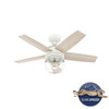 Hunter - 52287 - 44" Ceiling Fan - Margo - Textured White