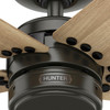 Hunter - 52264 - 52" Ceiling Fan - Burton - Noble Bronze