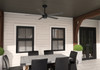 Hunter - 52247 - 52" Ceiling Fan - Burton - Matte Black