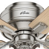 Hunter - 52154 - 42" Ceiling Fan - Crestfield - Brushed Nickel
