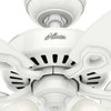 Hunter - 52105 - 42" Ceiling Fan - Builder - Snow White