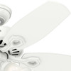 Hunter - 52105 - 42" Ceiling Fan - Builder - Snow White