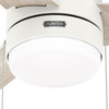 Hunter - 51972 - 52" Ceiling Fan - Brunner - Matte White