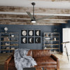Hunter - 51950 - 72" Ceiling Fan - Gravity - Matte Black