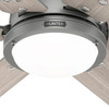 Hunter - 51883 - 60" Ceiling Fan - Gravity - Matte Silver