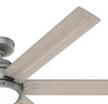 Hunter - 51883 - 60" Ceiling Fan - Gravity - Matte Silver