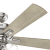 Hunter - 51858 - 52" Ceiling Fan - Crestfield - Brushed Nickel