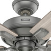 Hunter - 51857 - 52" Ceiling Fan - Crestfield - Matte Silver