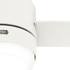 Hunter - 51846 - 44" Ceiling Fan - Gilmour - Matte White