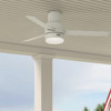 Hunter - 51840 - 52" Ceiling Fan - Gilmour - Matte White