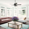 Hunter - 51745 - 52" Ceiling Fan - Hartland - Matte Black