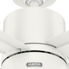 Hunter - 51744 - 52" Ceiling Fan - Beck - Fresh White