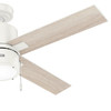Hunter - 51744 - 52" Ceiling Fan - Beck - Fresh White