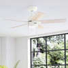 Hunter - 51708 - 44" Ceiling Fan - Erling - Matte White