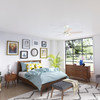 Hunter - 51708 - 44" Ceiling Fan - Erling - Matte White