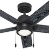 Hunter - 51707 - 44" Ceiling Fan - Erling - Matte Black
